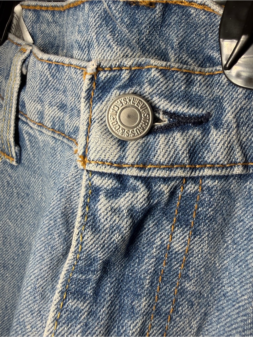 Levi's 502 Men's Light Blue Straight Jeans - Picture 2 of 9